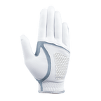 PGA women's golf elastic cloth non-slip gloves (white and green)