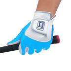 PGA TOUR兒童高爾夫彈性布防滑手套(白淺藍)