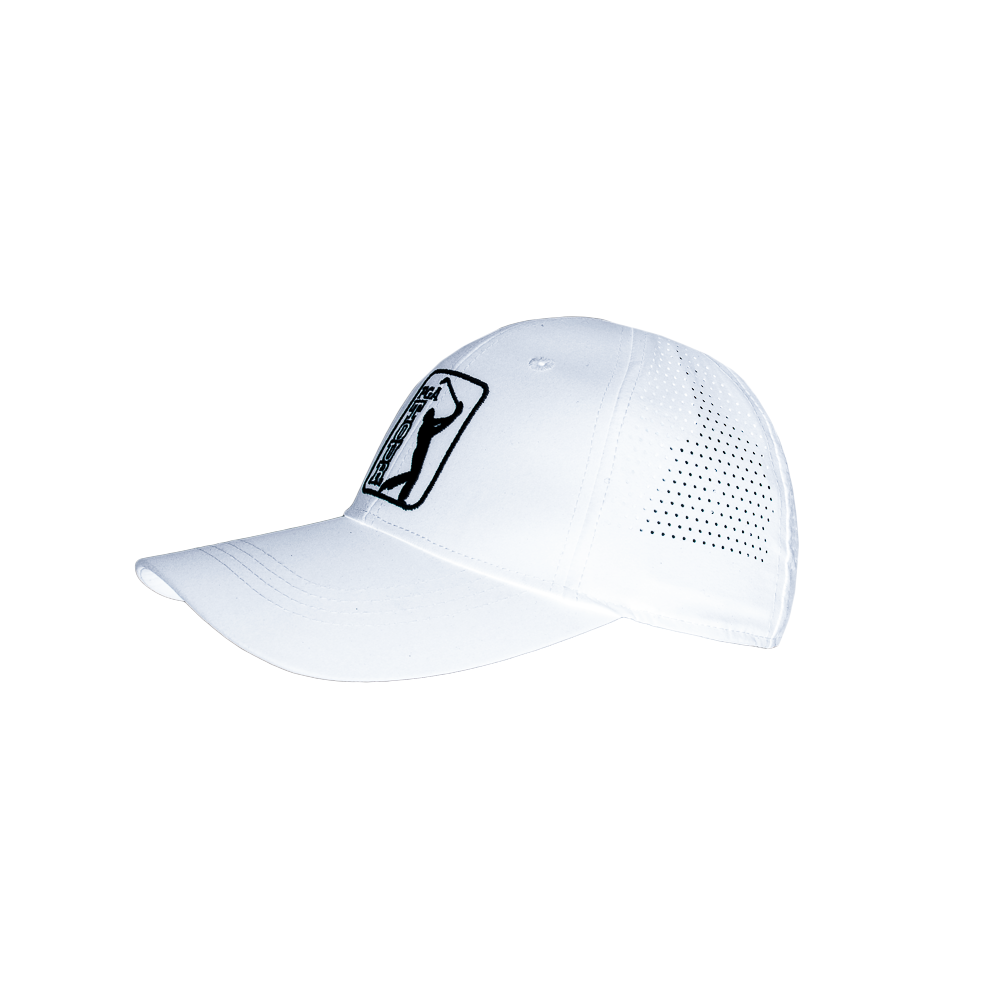PGA TOUR高爾夫沖孔球標帽(白)