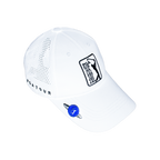 PGA TOUR高爾夫沖孔球標帽(白)