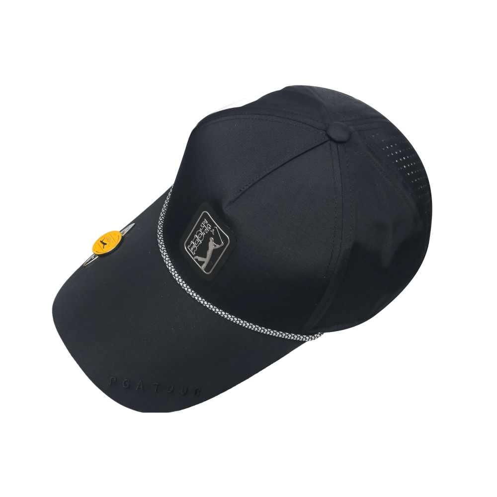 PGA TOUR高爾夫經典球標帽(黑)