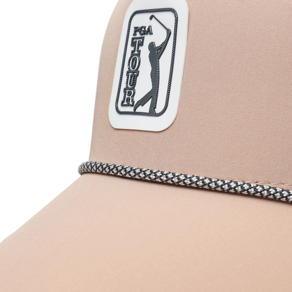 PGA TOUR高爾夫經典球標帽(卡其)
