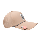 PGA TOUR高爾夫經典球標帽(卡其)