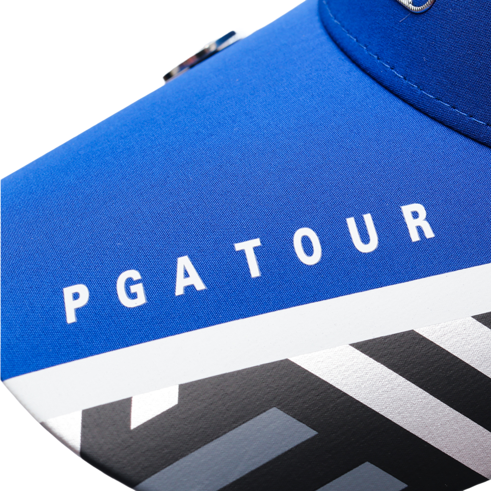 PGA TOUR高爾夫印花球標帽(寶藍)