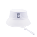 PGA TOUR Adjustable Golf Bucket Hat (White)