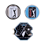 PGA TOUR六角底座+雙帽夾(深藍)