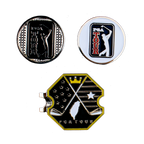 PGA TOUR六角底座+雙帽夾(黑)