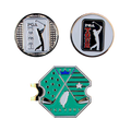 PGA TOUR六角底座+雙帽夾(湖綠)