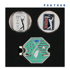 PGA TOUR六角底座+雙帽夾(湖綠)