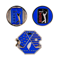 PGA TOUR六角底座+雙帽夾(寶藍)