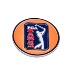 PGA TOUR亮橘果嶺底座+雙帽夾