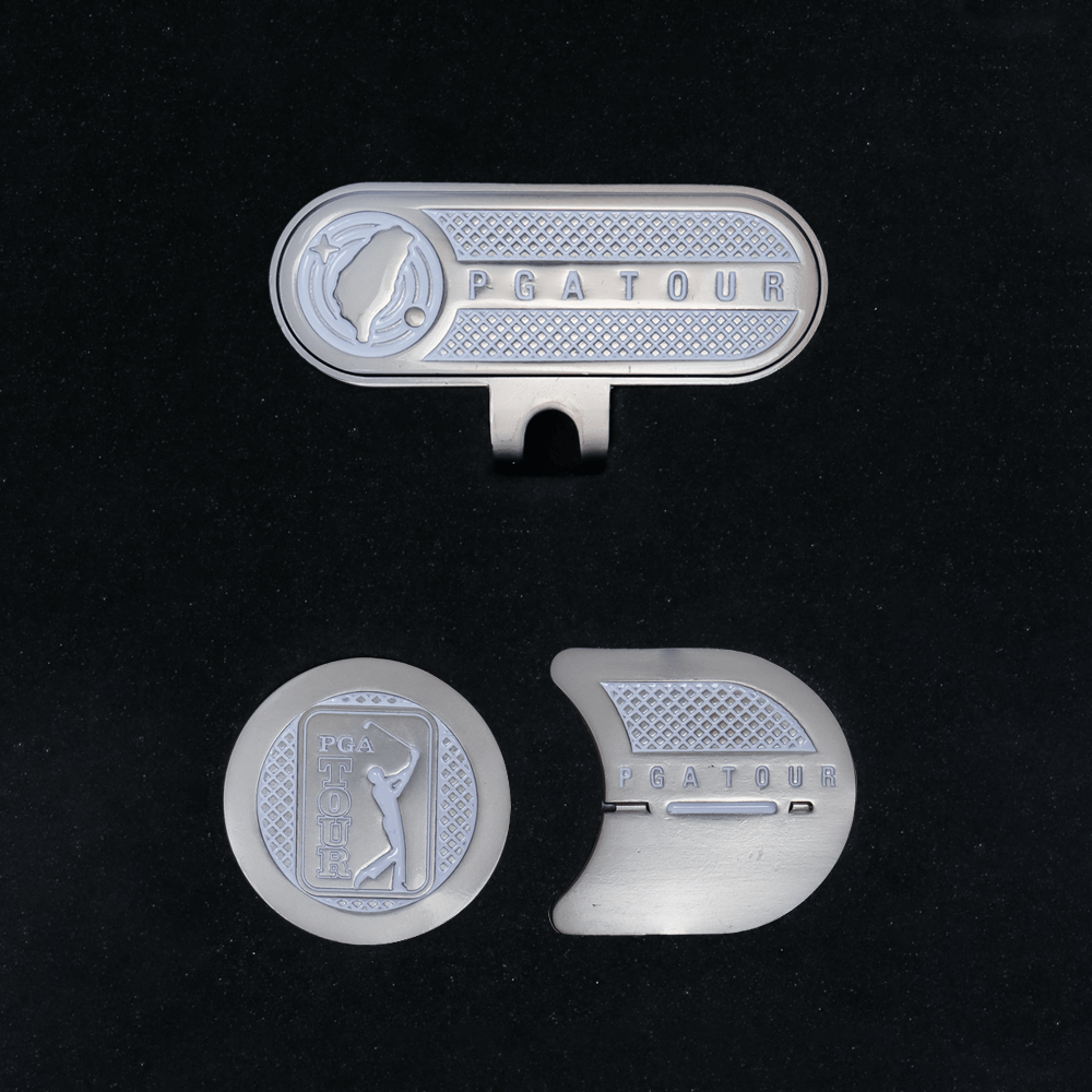 PGA TOUR高爾夫指向球標(白)
