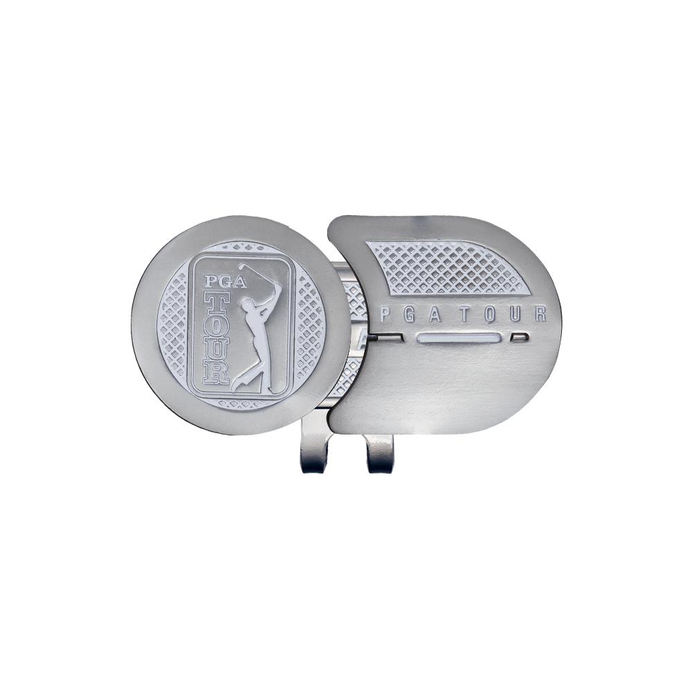 PGA TOUR高爾夫指向球標(白)