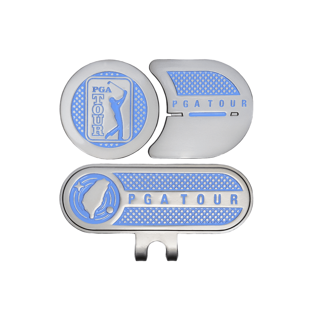 PGA TOUR高爾夫指向球標(淺藍)