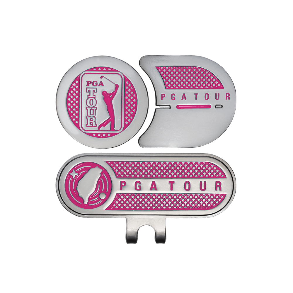 PGA TOUR高爾夫指向球標(洋紅)