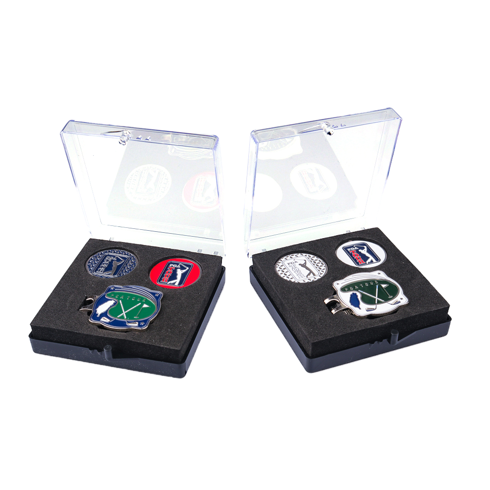 PGA TOUR深藍果嶺底座+雙帽夾