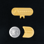 PGA TOUR高爾夫指向球標(金)