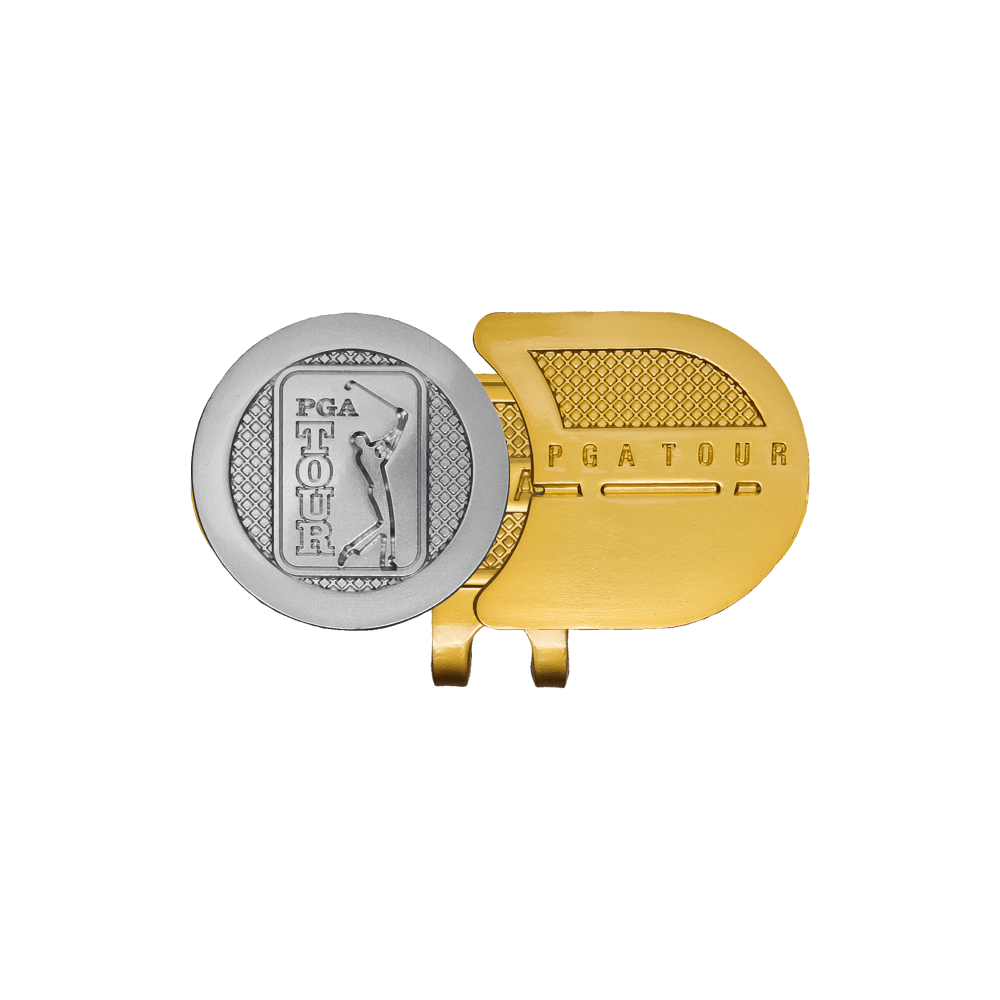 PGA TOUR高爾夫指向球標(金)