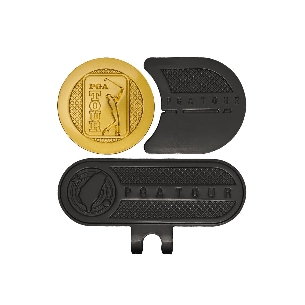 PGA TOUR高爾夫指向球標(黑)