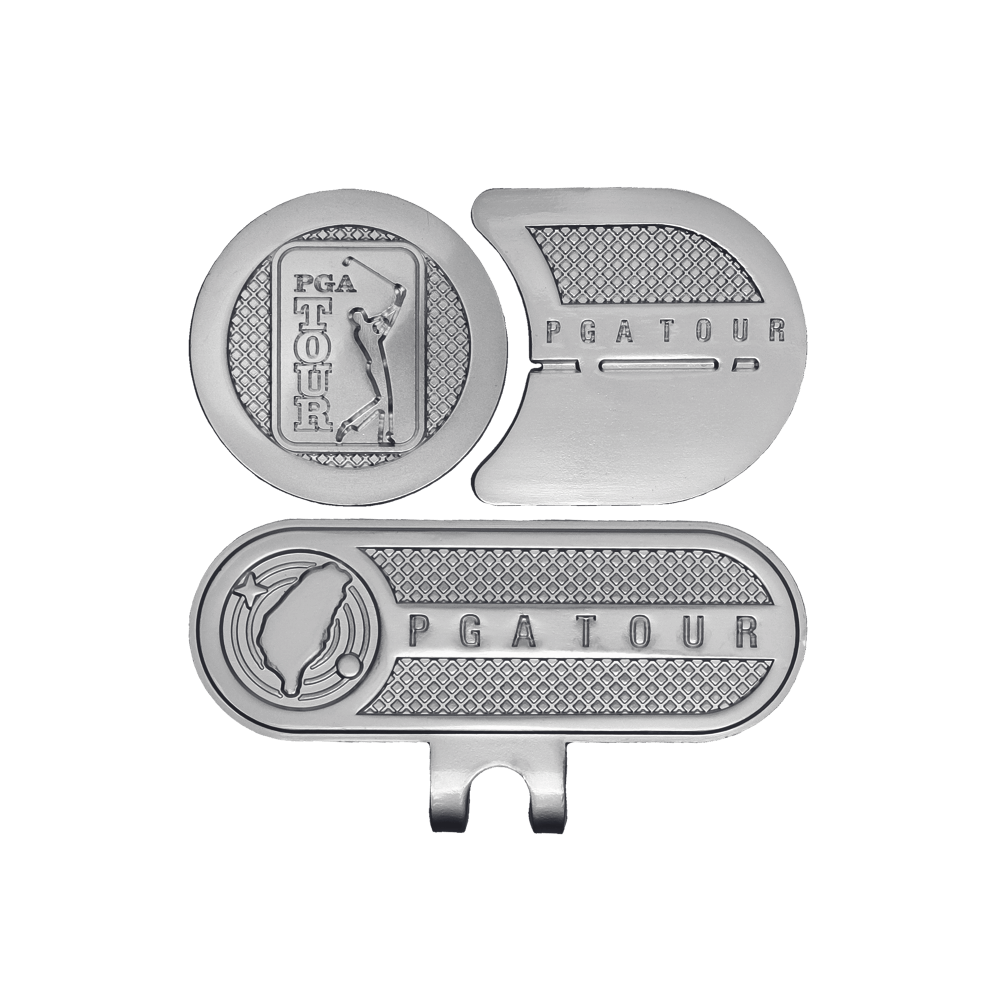 PGA TOUR高爾夫指向球標(銀)
