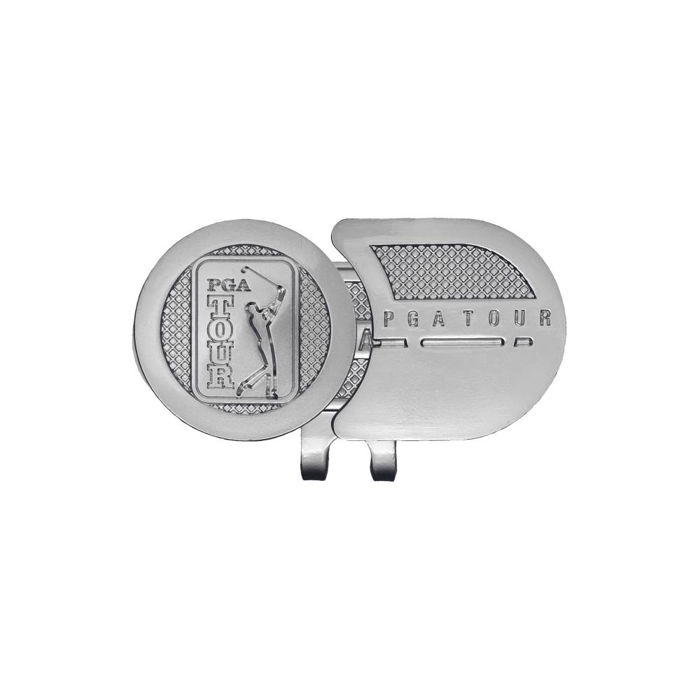 PGA TOUR高爾夫指向球標(銀)