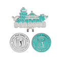 PGA TOUR台灣限定球標帽夾(湖綠)