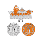 PGA TOUR台灣限定球標帽夾(橘)