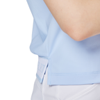 收口袖翻領女短袖上衣