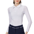 拉鍊翻領冰絲防曬袖套衣