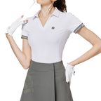 V領女短袖上衣