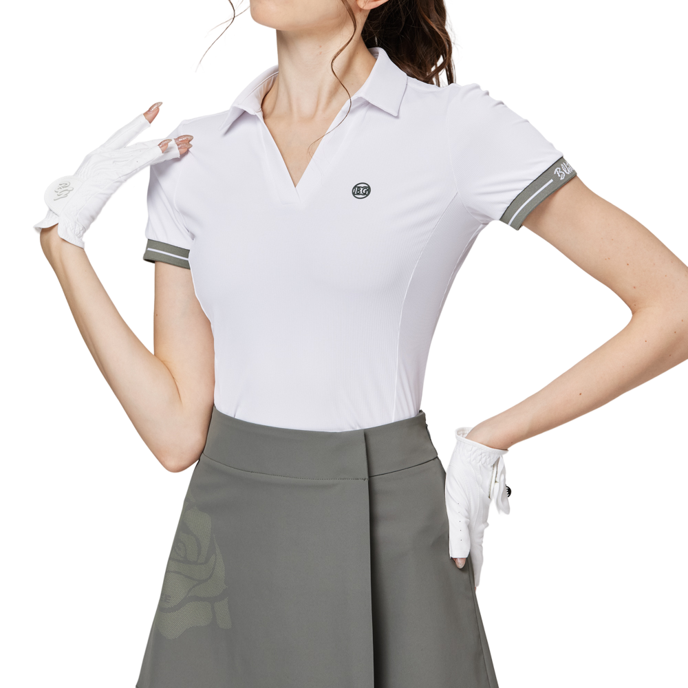 V領女短袖上衣