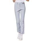 薄款彈性腰開叉女士長褲