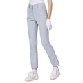 薄款彈性腰開叉女士長褲