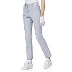 薄款彈性腰開叉女士長褲