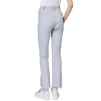 薄款彈性腰開叉女士長褲