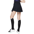 高腰寬折女短裙