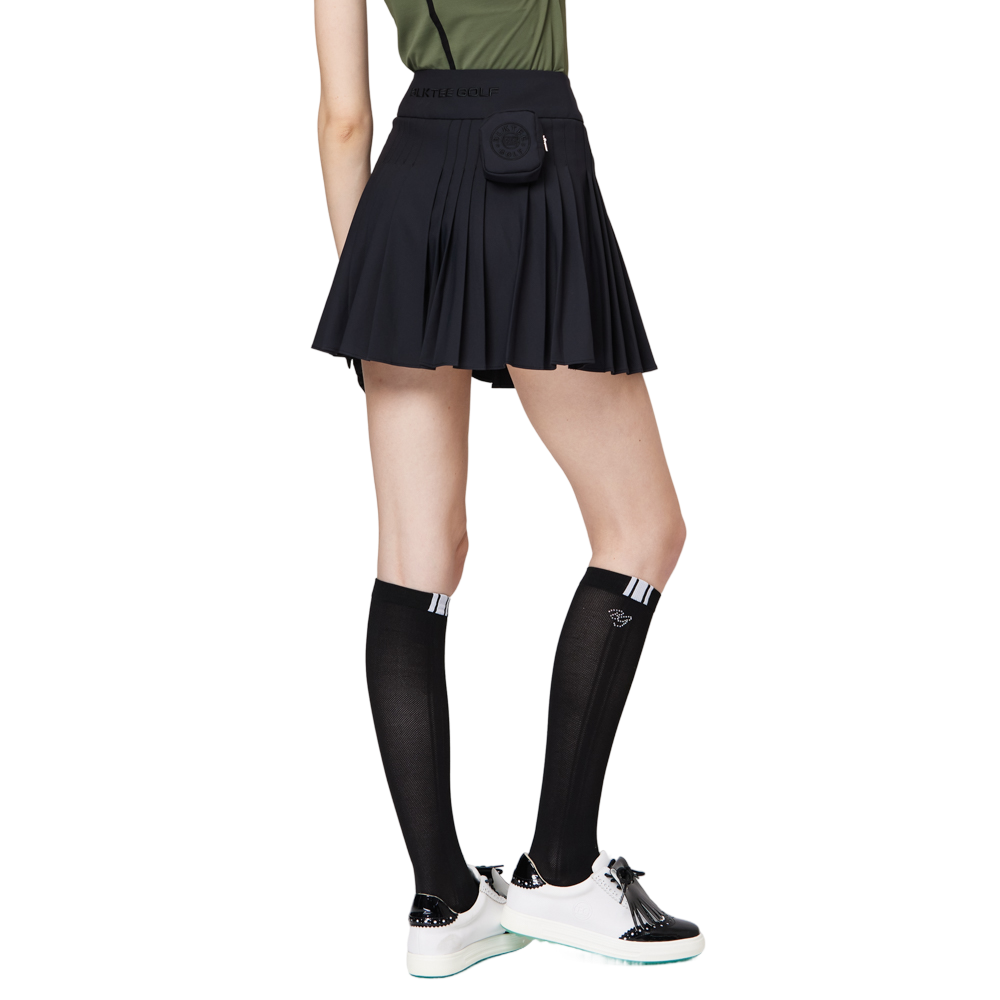 高腰女百褶裙