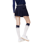 高腰女百褶裙