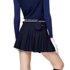 高腰女百褶裙