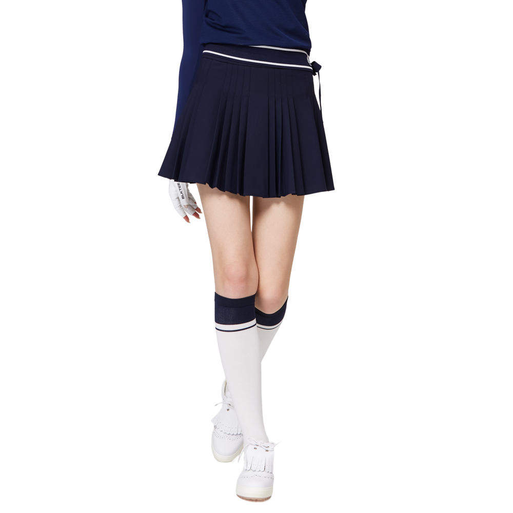 高腰女百褶裙