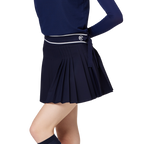 高腰女百褶裙
