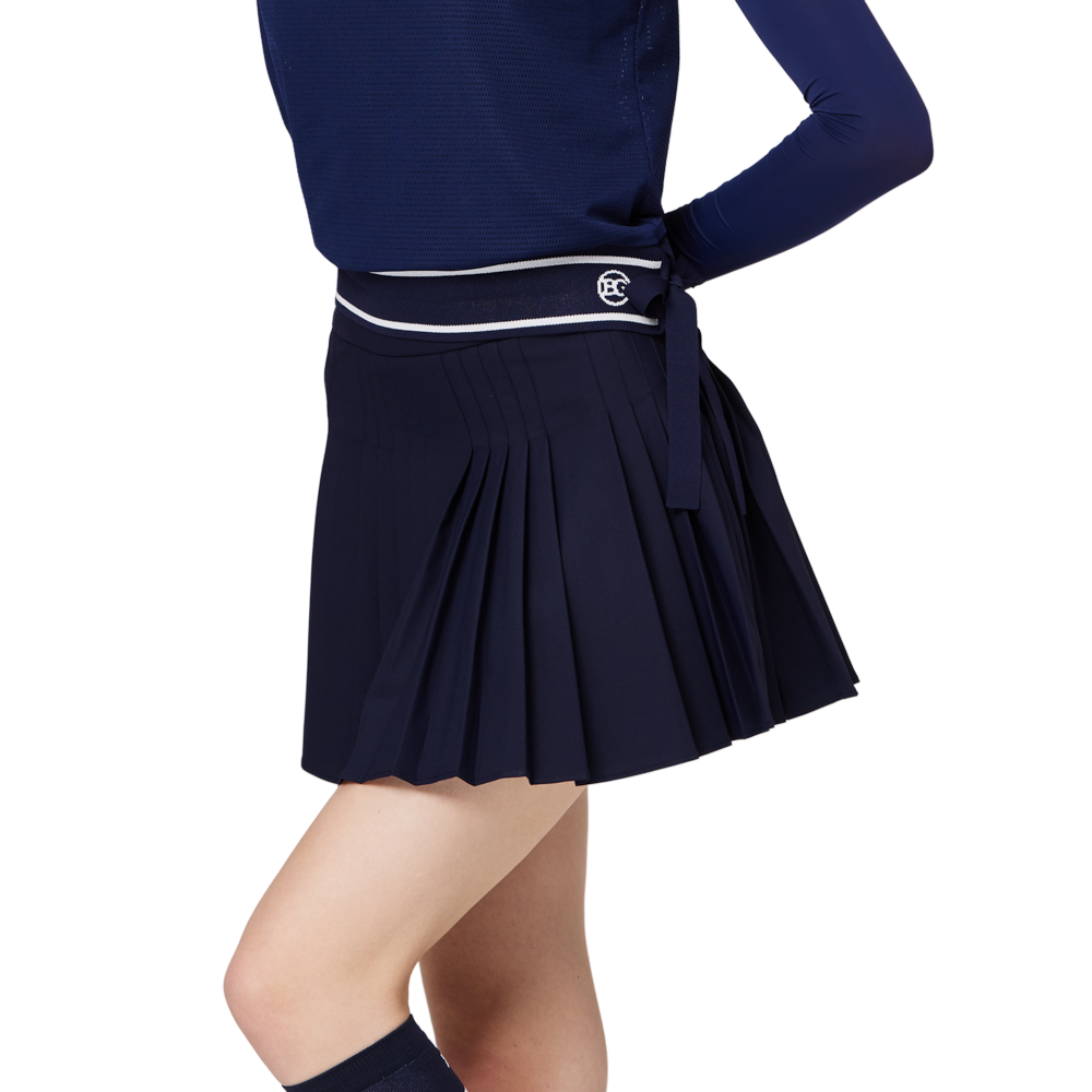 高腰女百褶裙