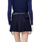 高腰女百褶裙
