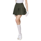高腰女百褶裙
