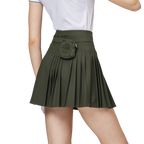 高腰女百褶裙