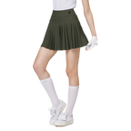 高腰女百褶裙