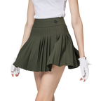 高腰女百褶裙