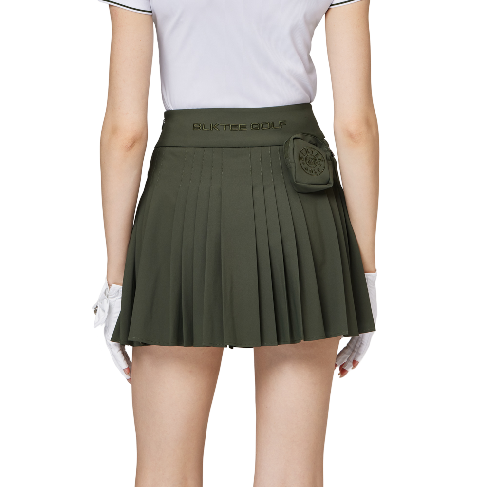 高腰女百褶裙