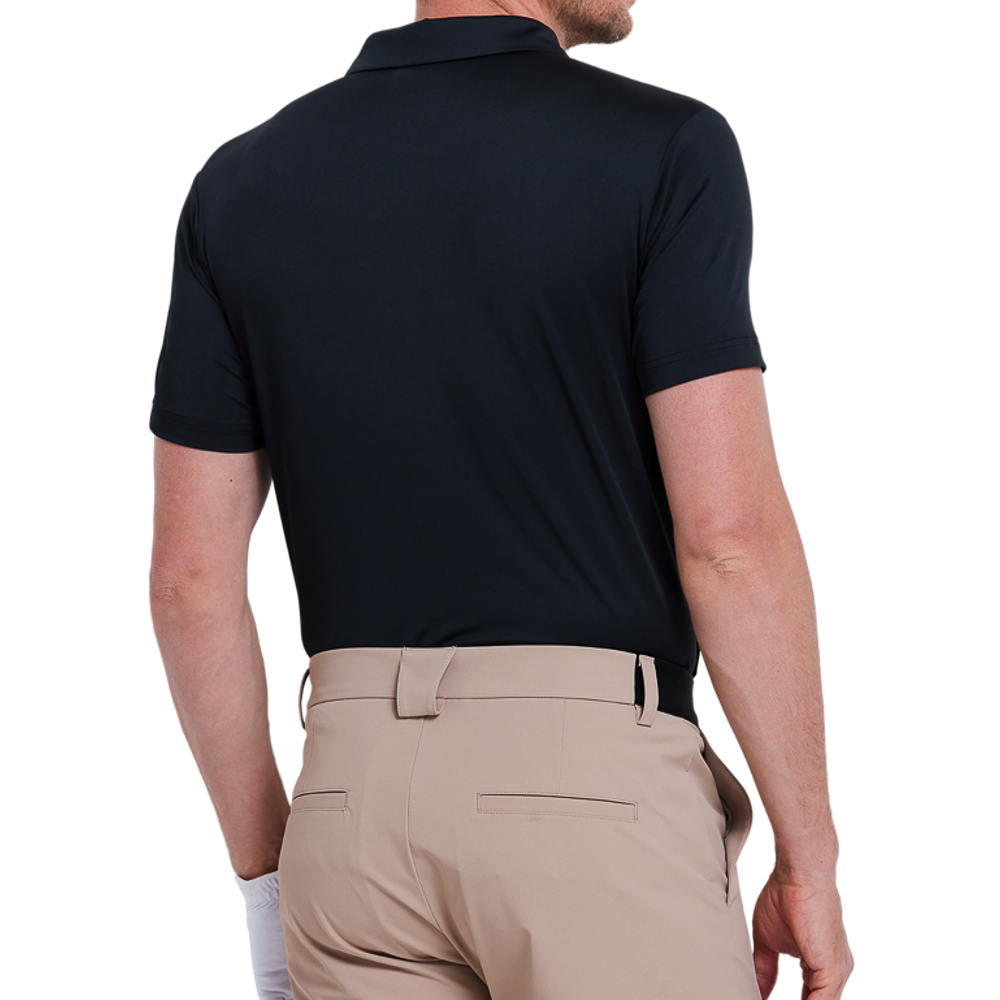 男超薄平紋短袖(黑)