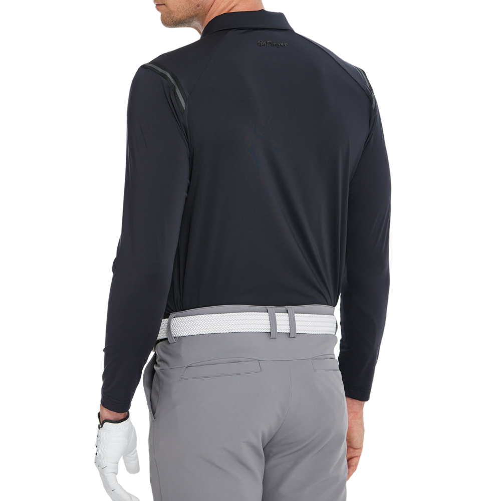 男斐樂絲翻領長袖(黑)